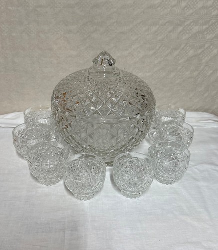Bowle set glas vintage - set,