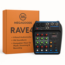 DJ Mixer 4-Kanal Konsole