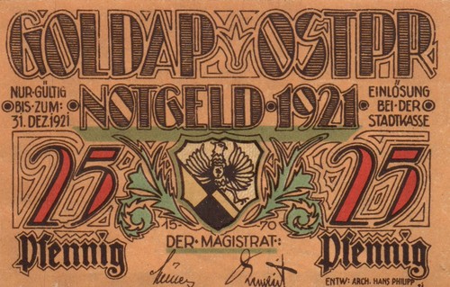 Verschiedene scheine notgeld - scheine,