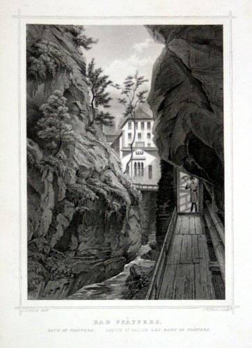 1850 bad pfäfers - pfäfers, st.