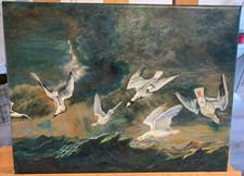 Maritimes Ölgemälde signiert