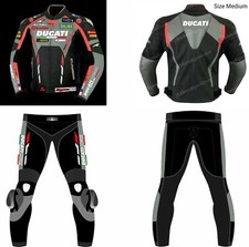 DUCATI Biker Lederkombi Leder
