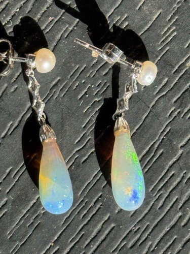 Opal ohrringe 750 - , gold