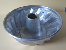 Backform (2) Kuchenform Antik Gugelhupf Vintage Retro Backen alt Aluminium