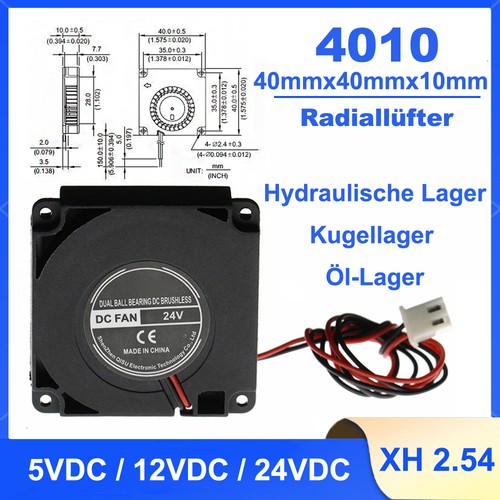 4010 lüfter radiallüfter - lüfter,