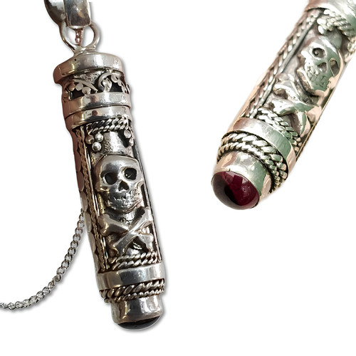 Totenkopf kreuz knochen granat - kreuz,