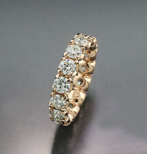 Memory Brillant Ring 4.00 ct G-H/VS-Si 750 Gold Wert 22.000 Euro NEU