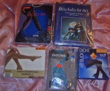 Warmes Strumpfhosen Paket blickdichte Mikrofaser + Baumwollstrumpfhosen Gr 40-44