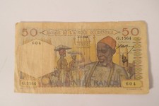 alte Banknote 50 Francs HS76