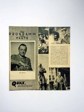 Quax der Bruchpilot - Heinz Rühmann - Programm von Heute - PvH ungelocht (5/23)