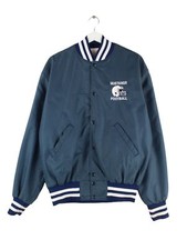 Holloway 80s Vintage Mustang Football College Jacke Grün L Herren