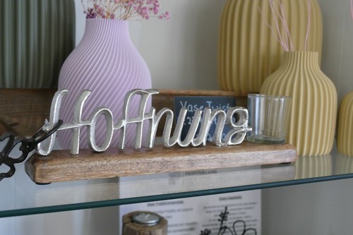 Gilde alu hoffnung kerze - alu, "hoffnung"