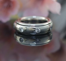 Brillant Spiel Ring in 750er / 18 Karat Weiß Gold Wert 5.000 € XXYY