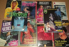 10 Hefte u. Taschenhefte, Spannung Gaslicht Mystery Frauengrusel, wie Abb. po597