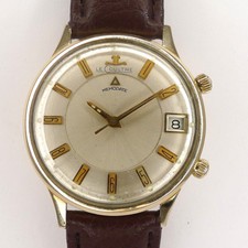 Le Coultre Memodate Double 10K Gold Filled - 1970er Jahre seltene Ausführung !