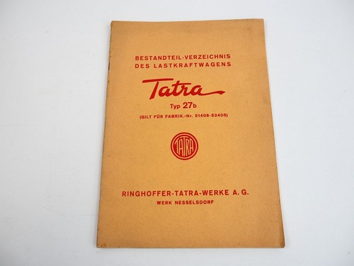 Tatra 27b lastkraftwagen - 27b,