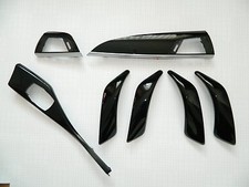 Dekorleisten Interieurleisten Schwarz glanz Folien Set passend für BMW F20 F21