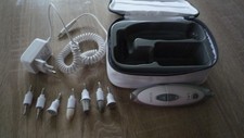 Sanitas SMA 35 elektr. Maniküre-/ Pediküre-Set, m. 7 Nagelpflege-Aufsätzen Anlei