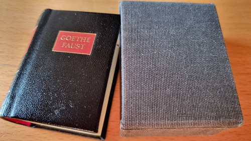 Minibuch goethe faust leder - minibuch,