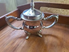 Dose Zuckerdose  versilbert