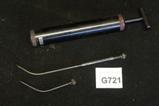 1x Fettpresse Tecalemit Stossfettpresse Hand Fett Presse ex BW Bundeswehr G721