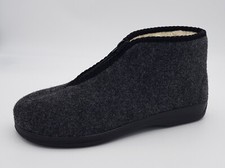 INTERMAX Hausschuhe Hüttenstiefel Hausstiefel Hüttenschuhe warm Filz&Wolle 40-47