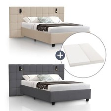 Polsterbett Bett Bettgestell 140x200 cm Samtbett Doppelbett Jugendbett Juskys®