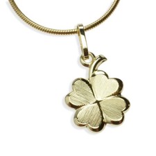 Kleeblattanhänger 333'er Gold