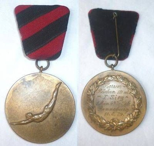 Sieger bronze medaille rücken - sieger,