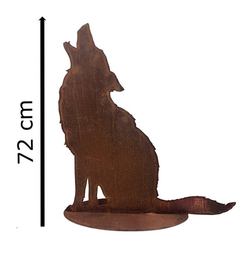 Gartendeko heulender wolf h - wolf,,