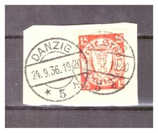 Danzig 1936 Freimarke