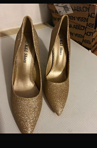 Shoes damen pumps gold - shoes,