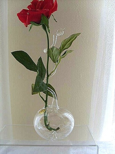 Rosenvase lauscha glas - rosenvase,