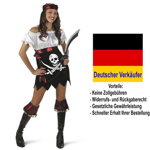 C24 damen piraten kostüm - damen,