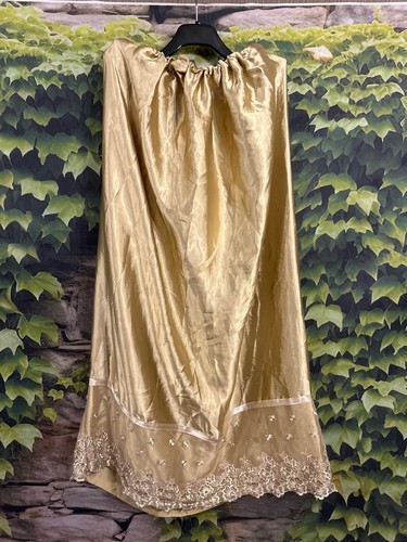Goldfarbener vintage unterrock - goldfarbener, vintage-unterrock