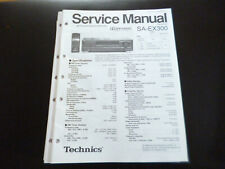 Original Service Manual Technics SA-EX300