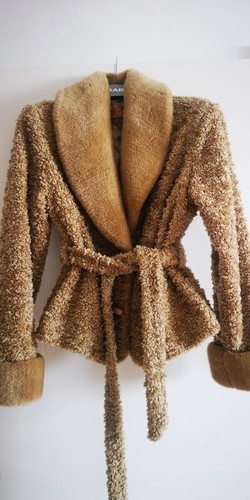 Karakul pelzkragen pelzjacket - karakul,
