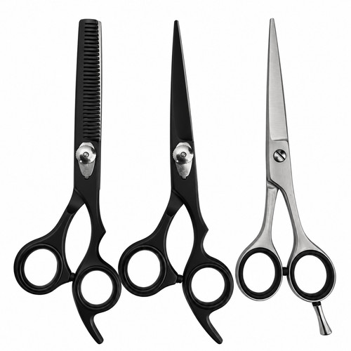 3er set friseurschere - set, +