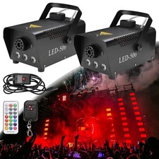 Nebelmaschine DJ Show 500W 13 LED RGB Rauchmaschine Bühnenlicht Disco Party