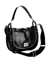 Tasche mit Nieten schwarz