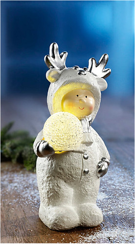 Winterkind mit led kugel - „winterkind,
