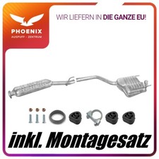 Mercedes W202 S202 C220D C250D (93-00) Auspuffanlage Mittel+Endschalldämpfer