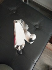 WC klorollen Halter Retro für die Wand gebraucht silber Edelstahl Optik