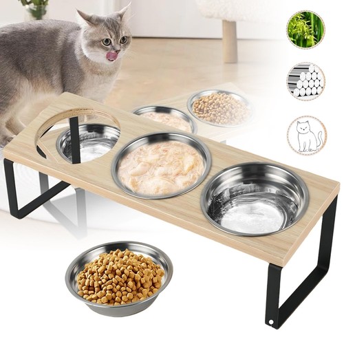 Katzennapf erhöht 3er set - katzennapf, erhöht,3er