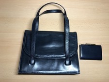 Vintage Leder Handtasche mit