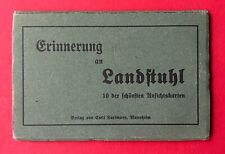 Leporello Album mit 10 x AK Erinnerung an LANDSTUHL Stadtansichten ( 148367