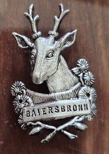 Baiersbronn Wandermedaillon Stocknagel Souvenir  Schwarzwald Hirsch Selten Alt