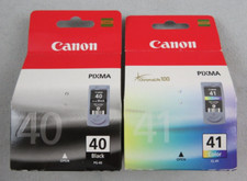 2 Canon PG-40 CL-41 MP140,MP150,MP160,MP170,MP180,MP190,MP210,MP220,MP450,MP460