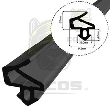 Fensterdichtung S-1251 – Gummidichtung schwarz für Salamander Kunststofffenster