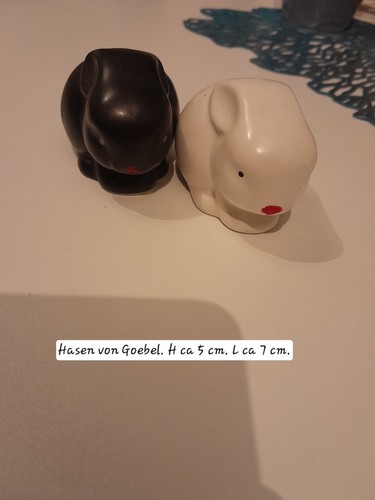 Goebel hasen 2 stück - hasen,